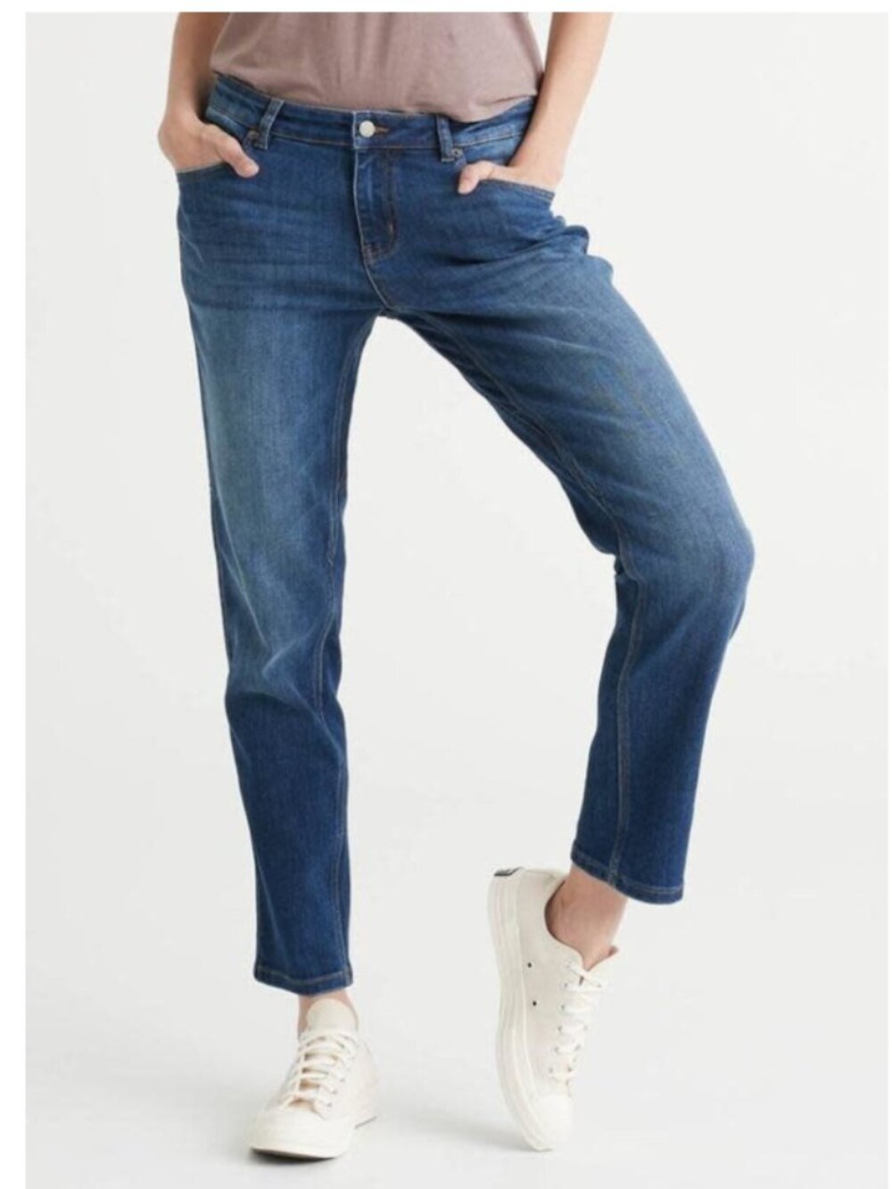 DU/ER Performance Denim Girlfriend Jean